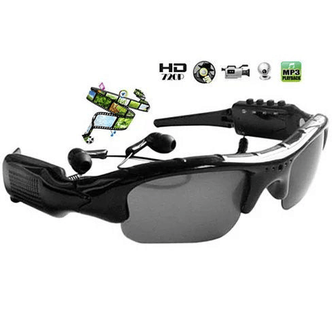 Video Recording Sunglasses With MP3 Player Let the action begin - Apalipapa