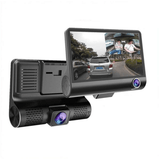 Safe Drive Dual Camera Car Dash Cam With Large Screen - Apalipapa