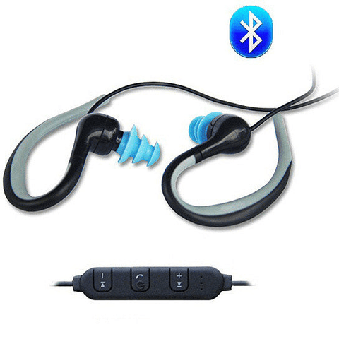 Waterproof Bluetooth Headphones with Swimmers Earplugs - Apalipapa