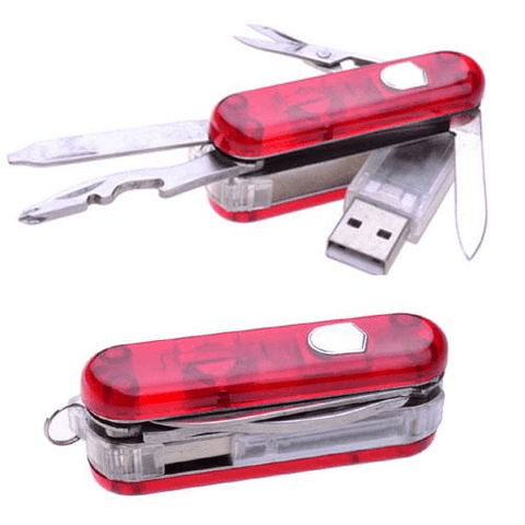 Your Best Friend Swiss Army-Inspired Pocket knife With 16 GB USB Drive - Apalipapa