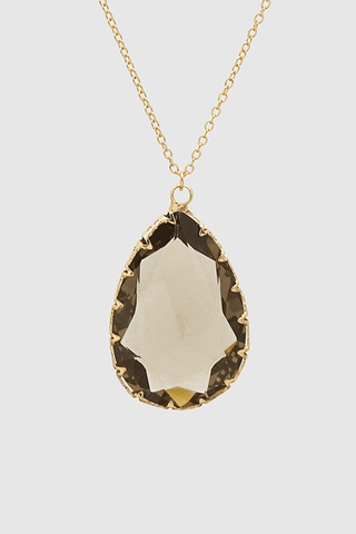 Black Diamond Tear Drop Necklace - Apalipapa