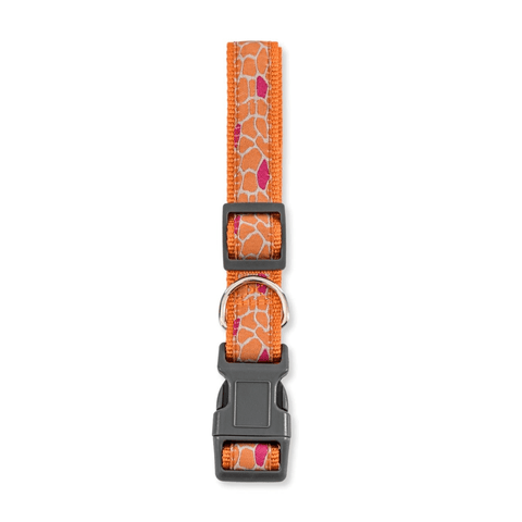 Stylish Nylon Collar for Dogs with Embroidered Giraffe Design - Apalipapa