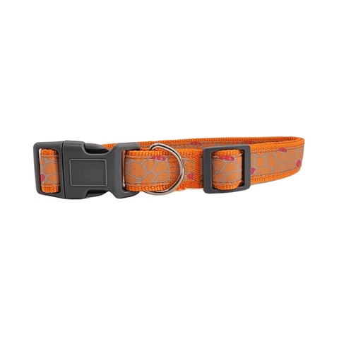 Stylish Nylon Collar for Dogs with Embroidered Giraffe Design - Apalipapa