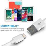 10FT Long USB Data Cable For iPhone - Apalipapa