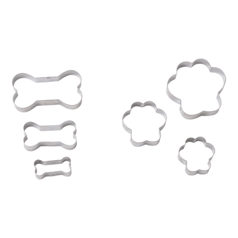 Country Living 6-Piece Stainless Steel Cookie Cutter Set - Apalipapa