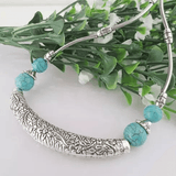 Luna The Crescent Moon Turquoise Necklace - Apalipapa