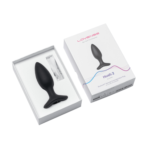 Lovense Hush 2 Vibrating Butt Plug - Small - Apalipapa