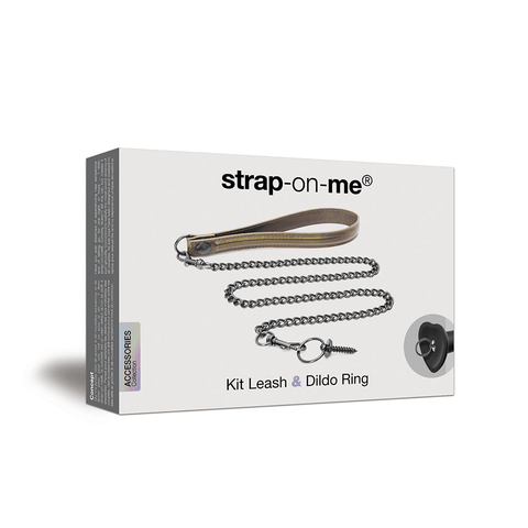 Strap-On-Me Leash And Dildo Ring Kit - Apalipapa