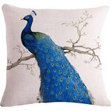 PEACOCK EXOTICA Cushion Covers In Pairs - Apalipapa