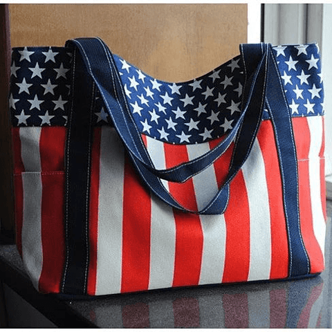 Star Spangled Canvas Bag - Apalipapa