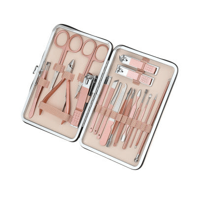 18 In 1 Lovely Lady DIY Manicure Pedicure Tool Set - Apalipapa