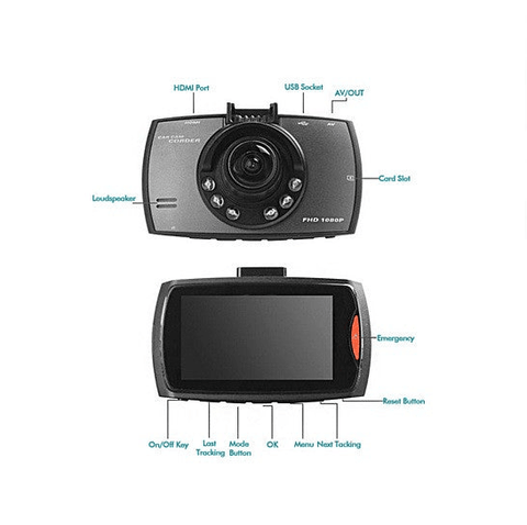 SafetyFirst HD 1080p Car Dash CamCorder with Night Vision - Apalipapa