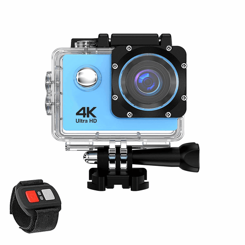 4K Waterproof All Digital UHD WiFi Camera + RF Remote And Accessories - Apalipapa