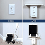 Executive Shelf Multi Charge Wall Outlet - Apalipapa