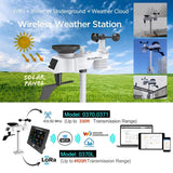 0370L LORA Smart WIFI Weather Station Transmission Distance 1500 Meters - Apalipapa