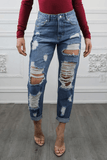 Destroyed and Ripped Maxed Out Boyfriend Jeans - Apalipapa