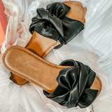 Knotted Sandals Black - Apalipapa