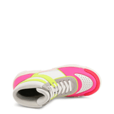 Neon Pink High Top Sneakers - Apalipapa