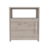 Nightstand Cuarzz, One Cabinet, Light Gray Finish - Apalipapa