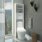 Over The Toilet Cabinet Valentia, Three Shelves, White Finish - Apalipapa