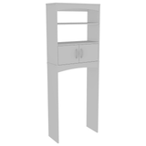 Over The Toilet Cabinet Valentia, Three Shelves, White Finish - Apalipapa