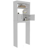 Over The Toilet Cabinet Valentia, Three Shelves, White Finish - Apalipapa