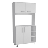 Pantry Cabinet Delaware, Double Door, White Finish - Apalipapa