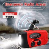 Storm Safe Emergency AM/FM/NOAA Weather Band Radio With Solar Flash Light And Built-in Phone Charger - Apalipapa