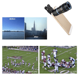 Telephoto PRO Clear Image Lens Zooms 8 times closer! For all Smart Phones & Tablets with Camera - Apalipapa