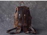 The Olaf Rucksack | Vintage Leather Travel Backpack - Apalipapa