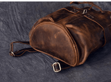 The Olaf Rucksack | Vintage Leather Travel Backpack - Apalipapa