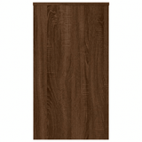 vidaXL Desk Brown Oak 35.4"x15.7"x28.3" Engineered Wood - Apalipapa