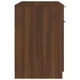 vidaXL Desk Brown Oak 39.4"x19.7"x29.5" Engineered Wood - Apalipapa