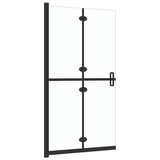 vidaXL Foldable Walk-in Shower Wall Transparent ESG Glass 47.2"x74.8" - Apalipapa