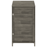 vidaXL Garden Shed Anthracite 21.7"x20.5"x44.1" Solid Wood Fir - Apalipapa