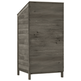 vidaXL Garden Shed Anthracite 21.7"x20.5"x44.1" Solid Wood Fir - Apalipapa