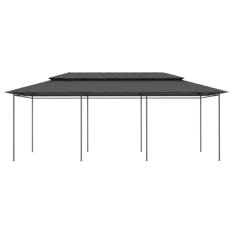 vidaXL Gazebo 236.2"x117.3"x106.3" Anthracite - Apalipapa