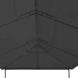 vidaXL Gazebo 236.2"x117.3"x106.3" Anthracite - Apalipapa