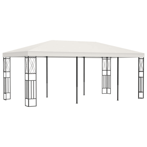 vidaXL Gazebo 9.8'x19.6' Cream Fabric - Apalipapa