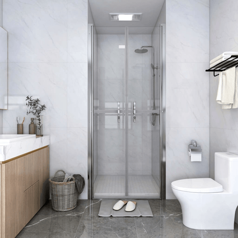 vidaXL Shower Door Clear ESG 37.8"x74.8" - Apalipapa