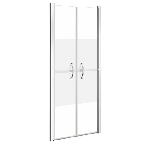 vidaXL Shower Door Half Frosted ESG 37.8"x74.8" - Apalipapa