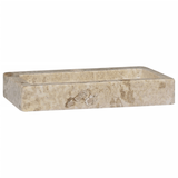 vidaXL Wall-mounted Sink Cream 15"x9.4"x2.6" Marble - Apalipapa