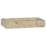 vidaXL Wall-mounted Sink Cream 15"x9.4"x2.6" Marble - Apalipapa