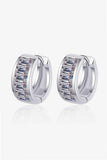 1.8 Carat Moissanite 925 Sterling Silver Huggie Earrings - Apalipapa