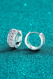 1.8 Carat Moissanite 925 Sterling Silver Huggie Earrings - Apalipapa