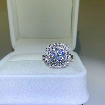 2 Carat Moissanite 925 Sterling Silver Ring - Apalipapa