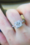 2 Carat Moissanite 925 Sterling Silver Ring - Apalipapa