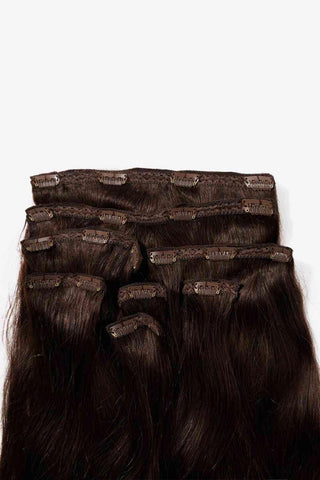 20" 140g #4 Clip-in Hair Extensions Human Hair - Apalipapa