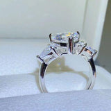 3 Carat Moissanite 925 Sterling Silver Ring - Apalipapa