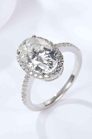 4.5 Carat Moissanite Halo Ring - Apalipapa